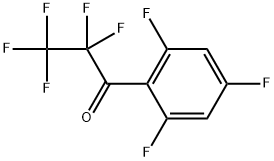 2,2,3,3,3-Pentafluoro-1-(2,4,6-trifluorophenyl)-1-propanone 结构式