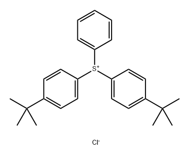 双(4-叔丁基)苯基磺酰氯 结构式