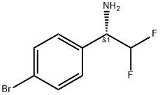 (S)-1-(4-溴苯基)-2,2-二氟乙胺 结构式