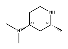 (2R,4R)-N,N,2-三甲基哌啶-4-胺 结构式