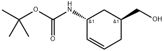 (1R, 5S)-(5-Hydroxymethyl-cyclohex-2-enyl)-carbamic acid tert-butyl ester 结构式
