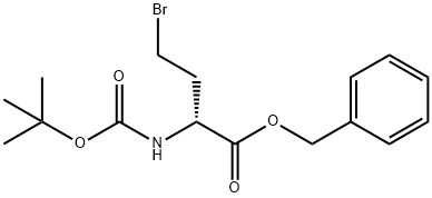 (R)-2-(Boc-amino)-4-bromobutanoic acid benzyl ester 结构式