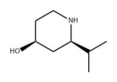 (2R, 4S)-2-Isopropyl-piperidin-4-ol 结构式