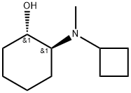 Cyclohexanol, 2-(cyclobutylmethylamino)-, (1S,2S)- 结构式