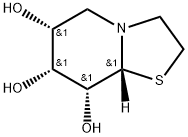 (6R,7R,8R,8aR)-Hexahydro-thiazolo[3,2-a]pyridine-6,7,8-triol 结构式