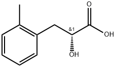 (R)-2-羟基-3-(2-甲基苯基)-丙酸 结构式