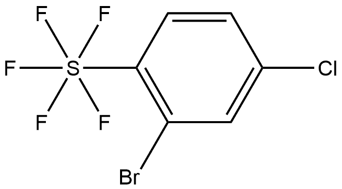 5-Chloro-2-(pentafluorosulfur)bromobenzene 结构式