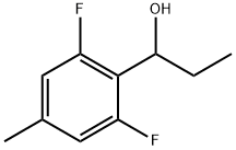 1-(2,6-difluoro-4-methylphenyl)propan-1-ol 结构式