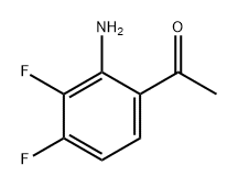 1-(2-amino-3,4-difluorophenyl)ethan-1-one 结构式