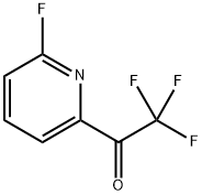 2,2,2-Trifluoro-1-(6-fluoropyridin-2-yl)ethanone 结构式