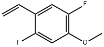 1,4-Difluoro-2-methoxy-5-vinylbenzene 结构式