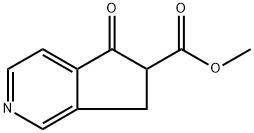 5-Oxo-6,7-dihydro-5H-[2]pyrindine-6-carboxylic acid methyl ester 结构式