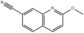 2-methoxyquinoline-7-carbonitrile 结构式