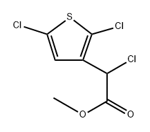 methyl
2-chloro-2-(2,5-dichlorothiophen-3-yl)acetate 结构式