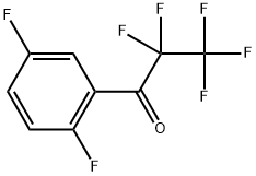 1-(2,5-Difluorophenyl)-2,2,3,3,3-pentafluoro-1-propanone 结构式