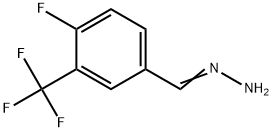 4-Fluoro-3-(trifluoromethyl)benzaldehyde hydrazone 结构式