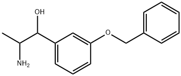 Metaraminol Related Compound B (25 mg) (2-Amino-1-[3-(benzyloxy)phenyl]propan-1-ol) 结构式