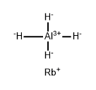 Aluminate(1-), tetrahydro-, rubidium, (T-4)- (9CI) 结构式