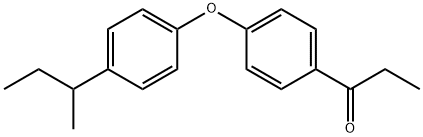 1-[4-[4-(1-Methylpropyl)phenoxy]phenyl]-1-propanone 结构式