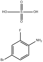 4-Bromo-2-fluoroaniline sulfate 结构式