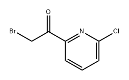 2-bromo-1-(6-chloropyridin-2-yl)ethan-1-one 结构式