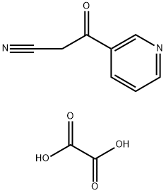 3-Oxo-3-(pyridin-3-yl)propanenitrile oxalate 结构式