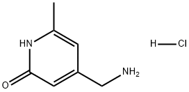 4-(氨甲基)-6-甲基吡啶-2(1H)-酮(盐酸盐) 结构式