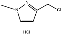 3-(氯甲基)-1-甲基-1H-吡唑二盐酸盐 结构式