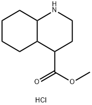 十氢喹啉-4-羧酸甲酯盐酸盐 结构式