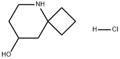 5-Azaspiro[3.5]nonan-8-ol, hydrochloride (1:1) 结构式