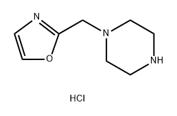 1-[(1,3-oxazol-2-yl)methyl]piperazine dihydrochloride 结构式
