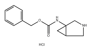 苯甲基 3-氮杂二环[3.1.0]己烷-1-基氨基甲酯盐酸 结构式