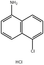 5-Chloronaphthalen-1-amine hydrochloride 结构式