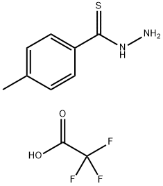 4-甲基苯并硫代酰肼 2,2,2-三氟醋酸盐 结构式