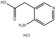 2-(4-Aminopyridin-3-yl)acetic acid hydrochloride 结构式