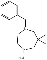 5-Benzyl-5,8-diazaspiro[2.6]nonane dihydrochloride 结构式
