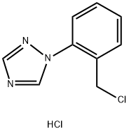 1-(2-(Chloromethyl)phenyl)-1H-1,2,4-triazole hydrochloride 结构式