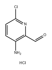 3-Amino-6-chloropicolinaldehyde hydrochloride 结构式