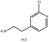 2-(2-Chloropyridin-4-yl)ethanamine hydrochloride 结构式