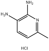 6-甲基吡啶-2,3-二胺盐酸盐 结构式