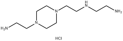 N1-(2-(4-(2-Aminoethyl)piperazin-1-yl)ethyl)ethane-1,2-diamine dihydrochloride 结构式