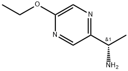 2-Pyrazinemethanamine, 5-ethoxy-α-methyl-, (αS)- 结构式