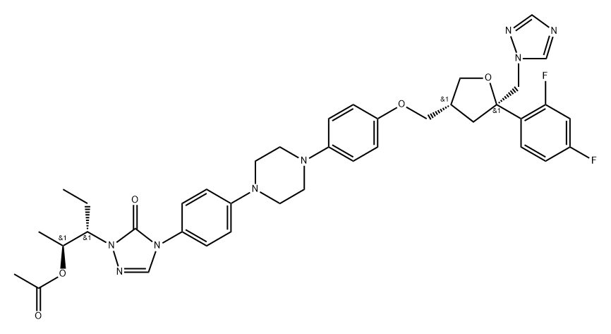 Posaconazole Impurity 57 结构式