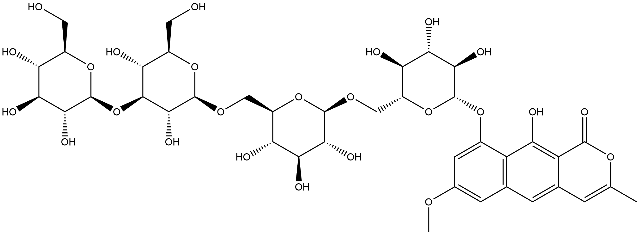 决明子苷C2 结构式