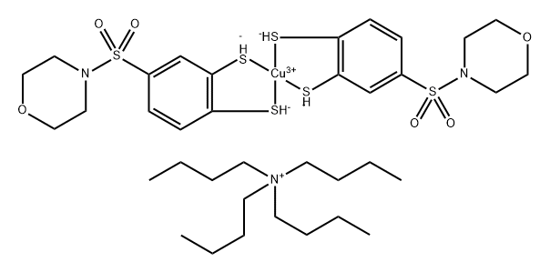 1-ButanaMiniuM, N,N,N-tributyl-,bis[4-[[3,4-di(Mercapto- 结构式