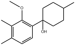 1-(2-methoxy-3,4-dimethylphenyl)-4-methylcyclohexanol 结构式