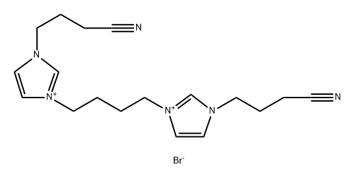 1,1'-(BUTANE-1,4-DIYL)BIS(3-(PENT-4-YN-1-YL)-1H-IMIDAZOL-3-IUM) BROMIDE 结构式