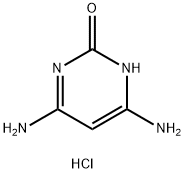 4,6-二氨基嘧啶-2(1H)-酮盐酸盐 结构式