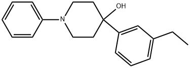 4-(3-Ethylphenyl)-1-phenyl-4-piperidinol 结构式