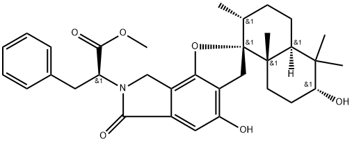 Stachartin E 结构式